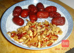 碎枣发糕的做法图解2