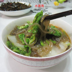 猪油白菜煮粉的做法[图]