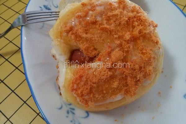 火腿肉松面包