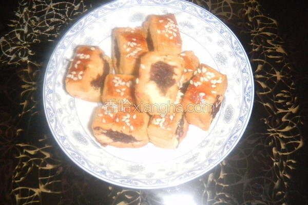 奶酥红豆卷