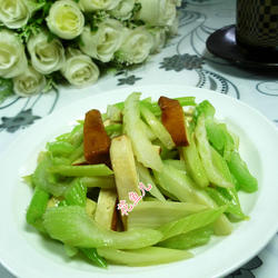 香干炒西芹的做法[图]