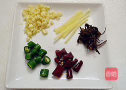 梅干菜快炒土豆丝的做法图解3