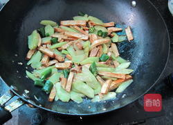 香干莴笋片的做法图解6