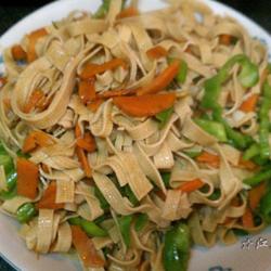青椒炒干豆腐的做法[图]