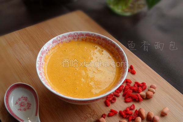 枸杞花生玉米糊
