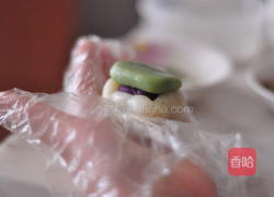 麻将紫薯冰皮月饼的做法图解12