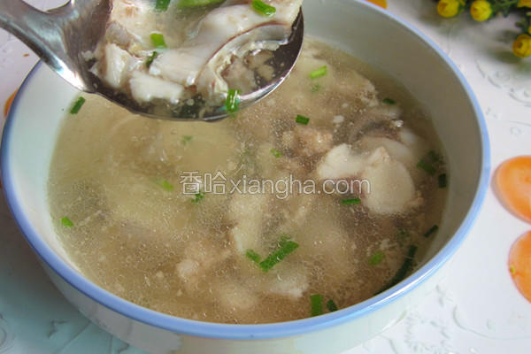 鱼片肉末汤