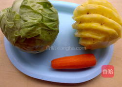 菠萝菜卷的做法图解1
