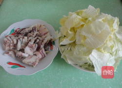 干锅腊肉包菜的做法图解2