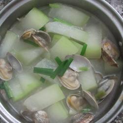 冬瓜花蛤汤的做法[图]