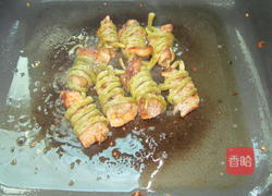 香焖豆角捆肉的做法图解3