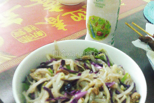孜然肉丝炒面