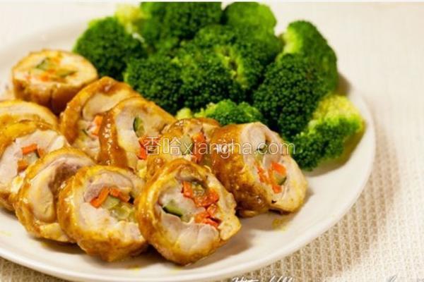咖喱鸡腿卷