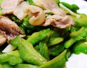 苦瓜炒肉片[图]