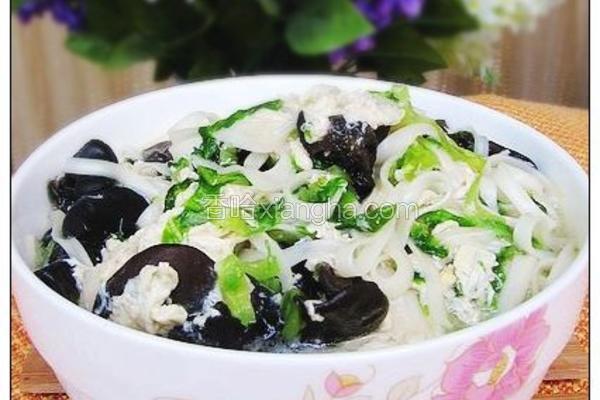 生菜炝锅面