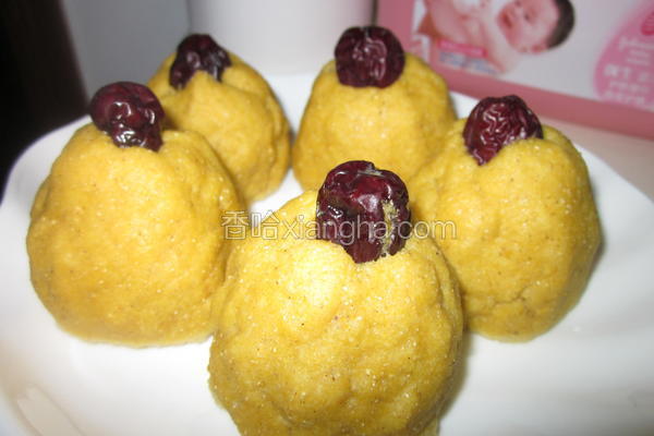 红枣豆渣窝头