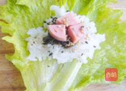 橄榄火腿菜包饭的做法图解8