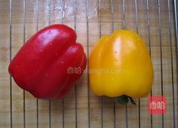 醋渍甜椒面包的做法图解2