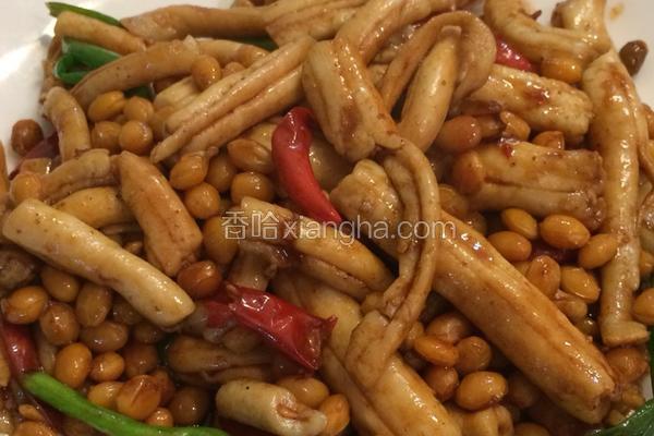 牛骨髓黄豆烧蒜子