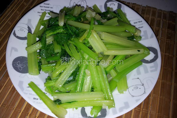 蒜蓉炒香芹