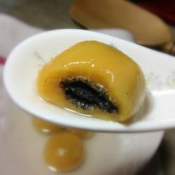 南瓜黑芝麻汤圆的做法[图]