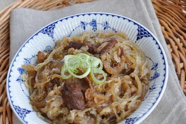 酸菜炒粉