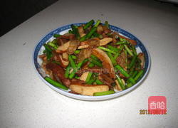 五花肉炒香干的做法图解5