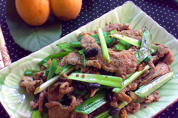 沙茶豆豉煎肉