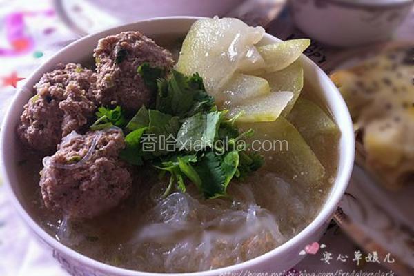 冬瓜丸子汤