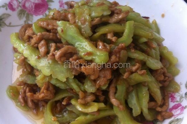 苦瓜烧肉丝