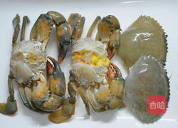 青蟹炒年糕的做法图解2