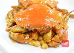 青蟹炒年糕的做法图解12