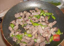 辣椒炒牛肉的做法图解5