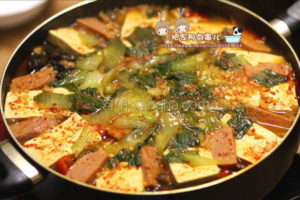 韩式八珍豆腐锅
