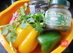 烤彩椒橄榄沙拉的做法图解1