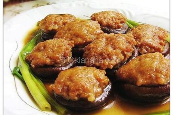 煎酿香菇肉丸