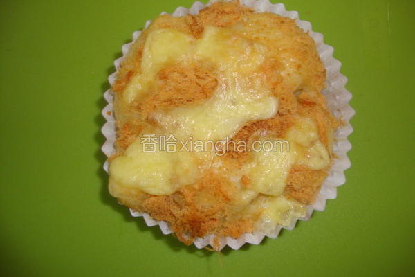 马苏里拉肉松面包