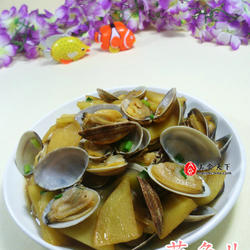 土豆炒花蛤的做法[图]