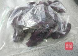 玉米面紫薯卷的做法图解2