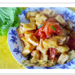 蕃茄烧豆腐果的做法[图]