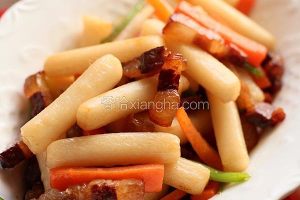 三丝炒年糕