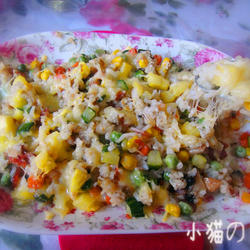 菠萝什锦焗饭的做法[图]