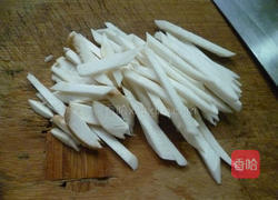 杏鲍菇炒香干的做法图解3