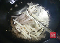 杏鲍菇炒香干的做法图解5