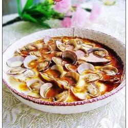 蛋蒸花蛤的做法[图]
