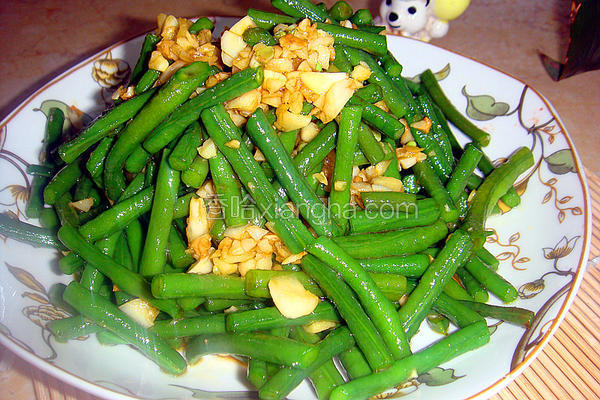 蒜拌豇豆多一步