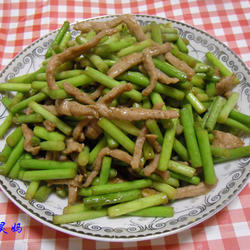 蒜薹炒肉丝的做法[图]