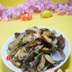 香干炒花蛤的做法[图]