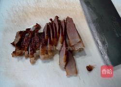 家常菜芦笋炒腊肉的做法图解3