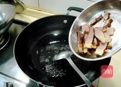 家常菜芦笋炒腊肉的做法图解4